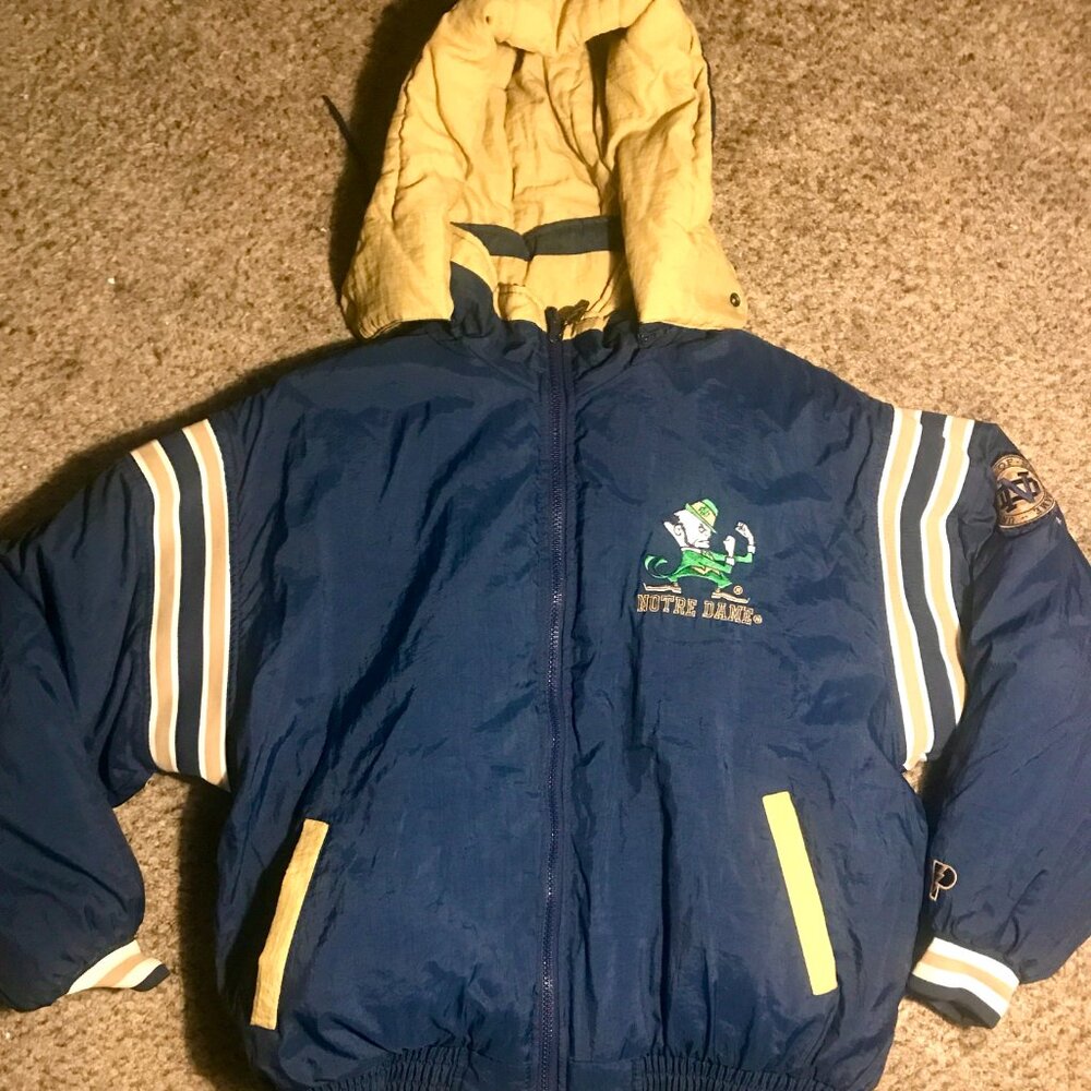 Pro Player Blue and Yellow Puffer Jacket